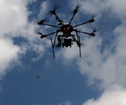 Drohne mit Multispektralkamera
